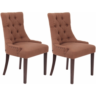 Jedálenská stolička Arton (SET 2 ks), hnedá
