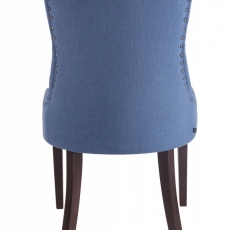 Jedálenská stolička Arton (SET 2 ks), modrá / hnedá - 4