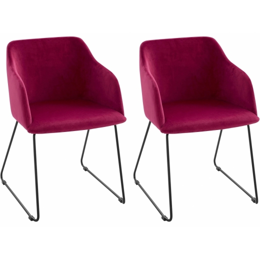 Jedálenská stolička Balun, červená - 1