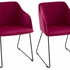 Jedálenská stolička Balun, červená - 1