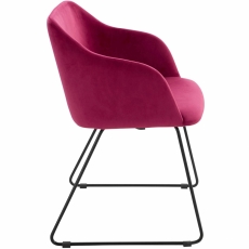 Jedálenská stolička Balun, červená - 3