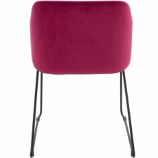 Jedálenská stolička Balun, červená - 4
