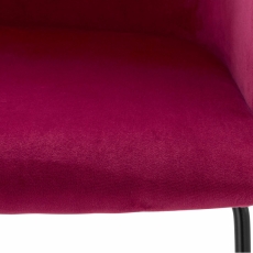 Jedálenská stolička Balun, červená - 5