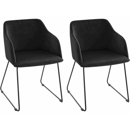 Jedálenská stolička Balun, čierna - 1