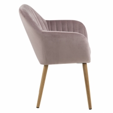 Jedálenská stolička Banna I, ružová - 3