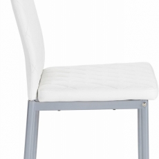 Jedálenská stolička Bark (súprava 4 ks), biela - 3