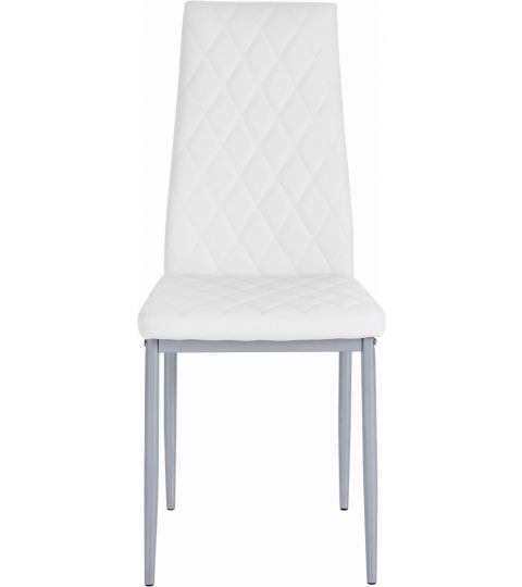 Jedálenská stolička Bark (súprava 4 ks), biela