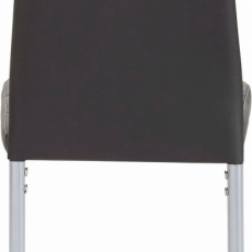 Jedálenská stolička Bark (súprava 4 ks), čierna - 4