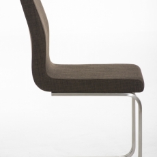 Jedálenská stolička Belfort, textil, hnedá - 2
