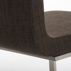 Jedálenská stolička Belfort, textil, hnedá - 5