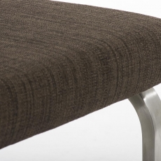 Jedálenská stolička Belfort, textil, hnedá - 6