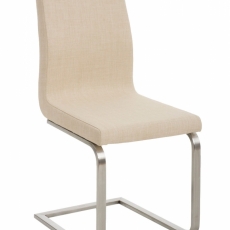 Jedálenská stolička Belfort, textil, krémová - 1