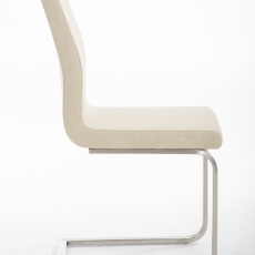Jedálenská stolička Belfort, textil, krémová - 2