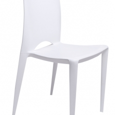 Jedálenská stolička Bien, biela - 1