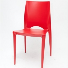 Jedálenská stolička Bien, červená - 1