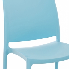 Jedálenská stolička Blau, azúrovo modrá - 4