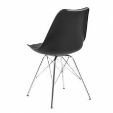 Jedálenská stolička Blume (SET 4 ks), čierna - 4