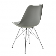 Jedálenská stolička Blume (SET 4 ks), sivá - 3