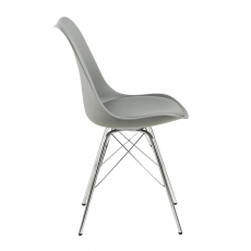 Jedálenská stolička Blume (SET 4 ks), sivá - 4
