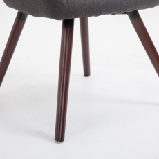 Jedálenská stolička Boba textil, nohy orech - 12
