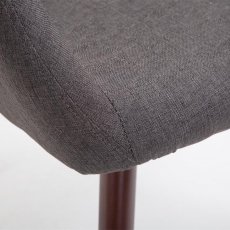 Jedálenská stolička Boba textil, nohy orech - 11