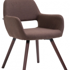 Jedálenská stolička Boba textil, nohy orech - 1