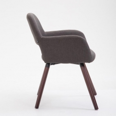 Jedálenská stolička Boba textil, nohy orech - 10