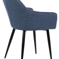 Jedálenská stolička Boise, textil, modrá - 4
