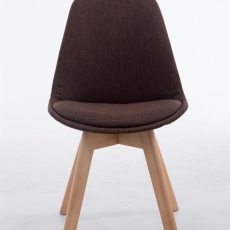 Jedálenská stolička Bora, hnedá - 2