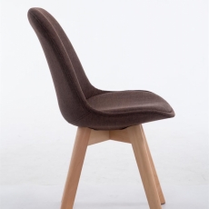 Jedálenská stolička Bora, hnedá - 3