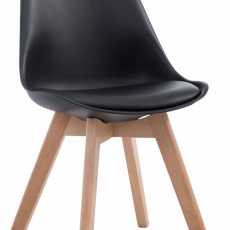 Jedálenská stolička Borneo, čierna - 1