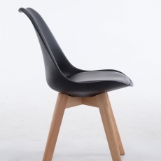Jedálenská stolička Borneo, čierna - 3