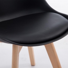Jedálenská stolička Borneo, čierna - 6