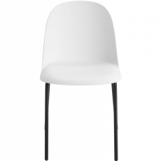 Jedálenská stolička Bren (súprava 2 ks), biela - 2