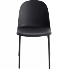 Jedálenská stolička Bren (súprava 2 ks), čierna - 2