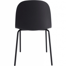 Jedálenská stolička Bren (súprava 2 ks), čierna - 4