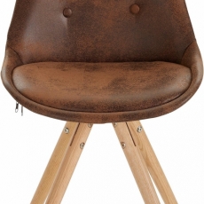 Jedálenská stolička Brend (Súprava 2 ks), hnedá - 2