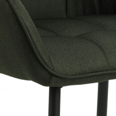 Jedálenská stolička Brenda (SET 2 ks), zelená - 3