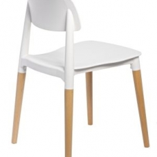 Jedálenská stolička Bruno, biela - 2