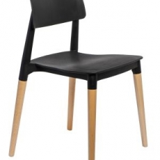 Jedálenská stolička Bruno, čierna - 1