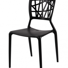 Jedálenská stolička Busk, čierna - 2