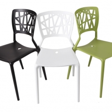 Jedálenská stolička Busk, zelená - 3