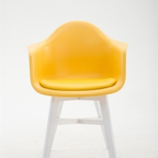 Jedálenská stolička Calgary, žltá - 2