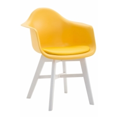 Jedálenská stolička Calgary, žltá