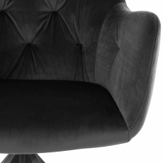 Jedálenská stolička Calvin (SET 2 ks), čierna - 5