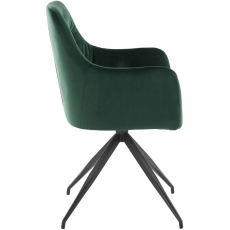 Jedálenská stolička Calvin (SET 2 ks), zelená - 4