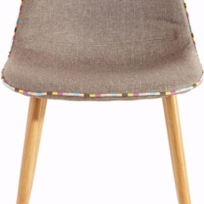 Jedálenská stolička Cant (Súprava 2 ks), cappuccino - 2