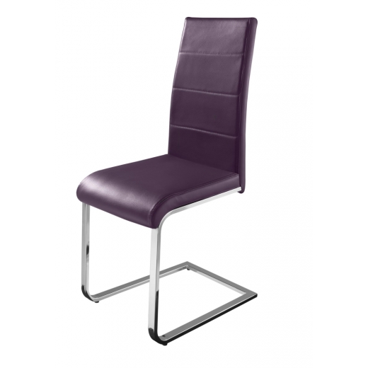 Jedálenská stolička Care (Súprava 2 ks), fialová - 1