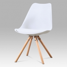 Jedálenská stolička Chloe (súprava 4 ks), biela - 2
