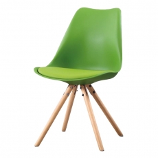 Jedálenská stolička Chloe (súprava 4 ks), zelená - 1